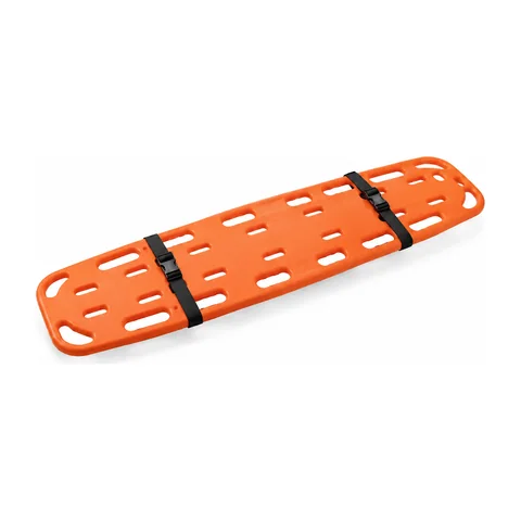 Keling KL-MS017 orange spine board with adjustable straps top view