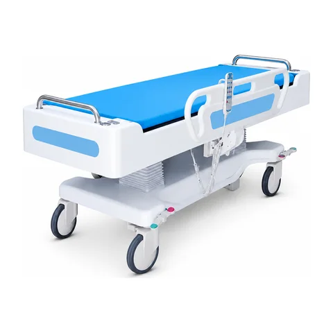 Keling KL-PT007 electric transfer vehicle with blue surface and full-length side rails