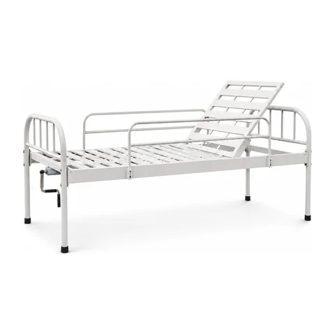 KL-BC131 single rocking nursing bed in hospital ward showing full frame and flat position