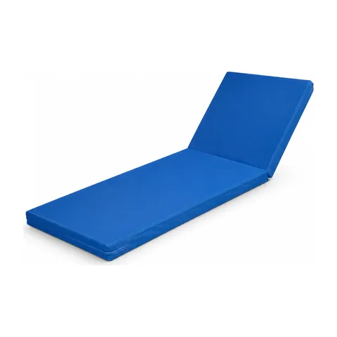 KL-P001 hospital mattress in blue PU cover on hospital bed in ward setting