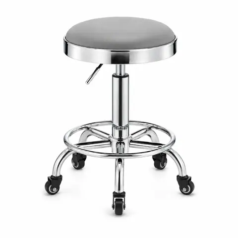 Keling KL-ZY002 height-adjustable nurse stool with 350 mm cushion and five swivel casters