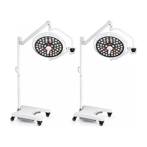 Keling KL-LED-MDT6I mobile double-dome LED shadowless operating lamp on floor stand