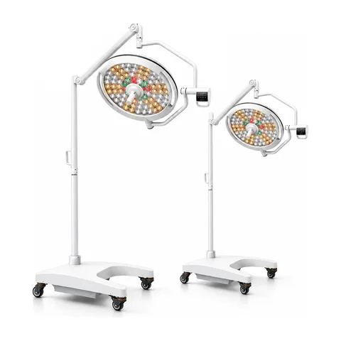 Keling KL-LED-MDTR78 mobile double-dome LED shadowless operating lamp on floor stand