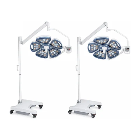 Keling KL-LED-MSTZ5 mobile LED operating lamp front view on floor stand