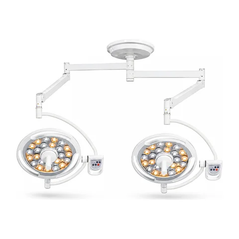 Keling KL-LED-ST45 ceiling LED surgical light front view on suspension arm