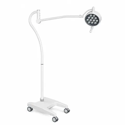 Keling KL01L-IILED LED examination shadowless lamp on mobile floor stand in exam room