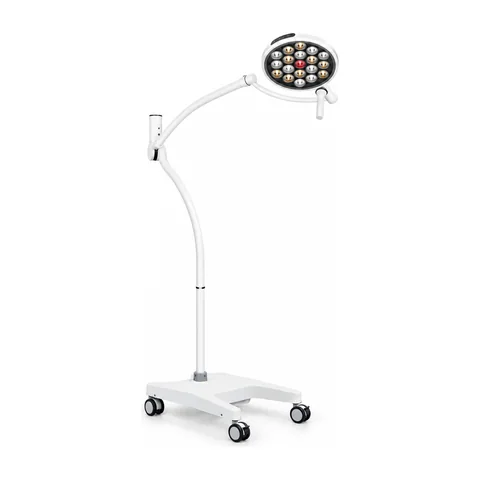 Keling KL01L-IILEDTR LED examination shadowless lamp on floor stand, exam room setting