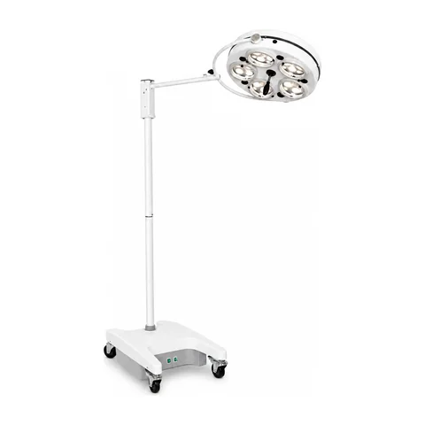Keling KL05L-LED mobile LED operating lamp on wheeled base with six-hole lamp head