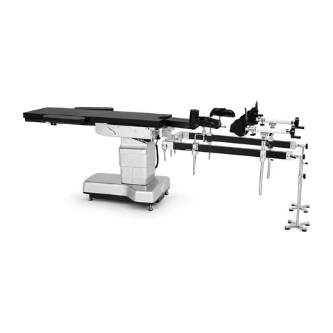 Keling KL-6C carbon fiber traction frame attached to KL-D·III-III operating table full view